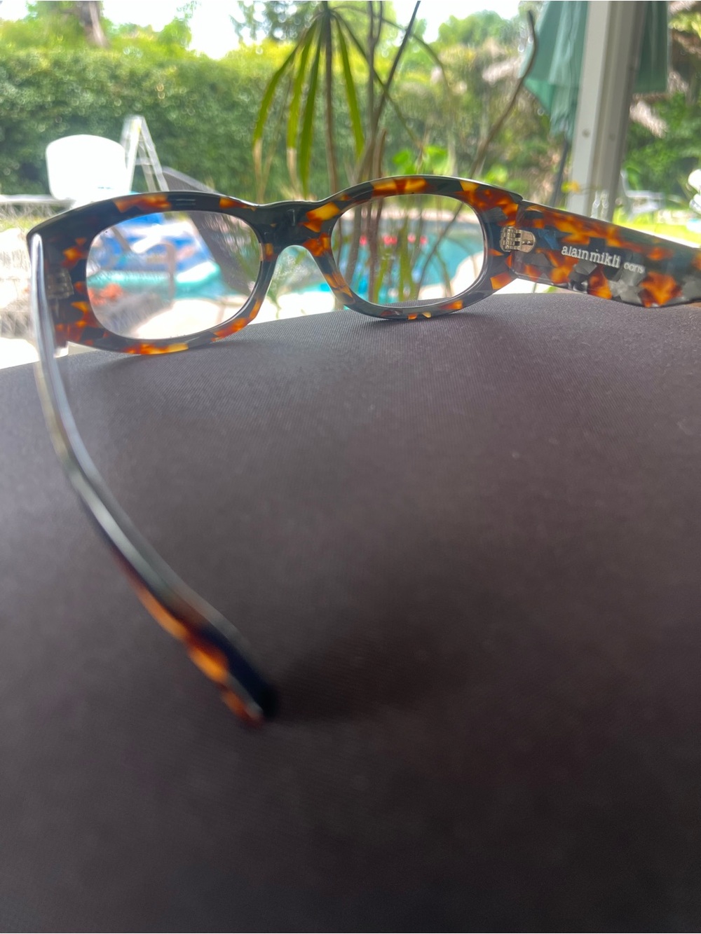Vintage Alain Mikli Paris 0174 625 Mosaic Tortoise Sunglasses 90s Designer - Picture 6 of 8
